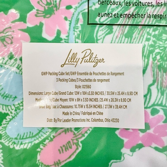 Lilly Pulitzer Packing Cube Set Gift - Picture 4 of 4